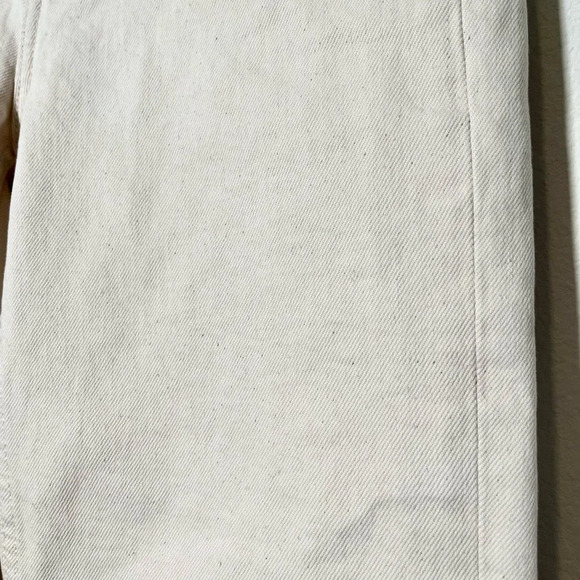 & Other Stories Cream Belted Straight Jeans 2 - Picture 8 of 9